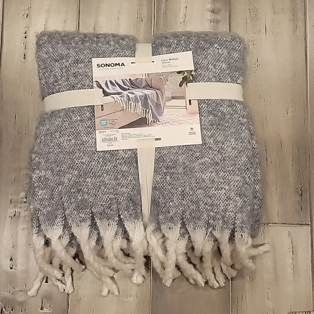 Sonoma Faux Mohair Throw